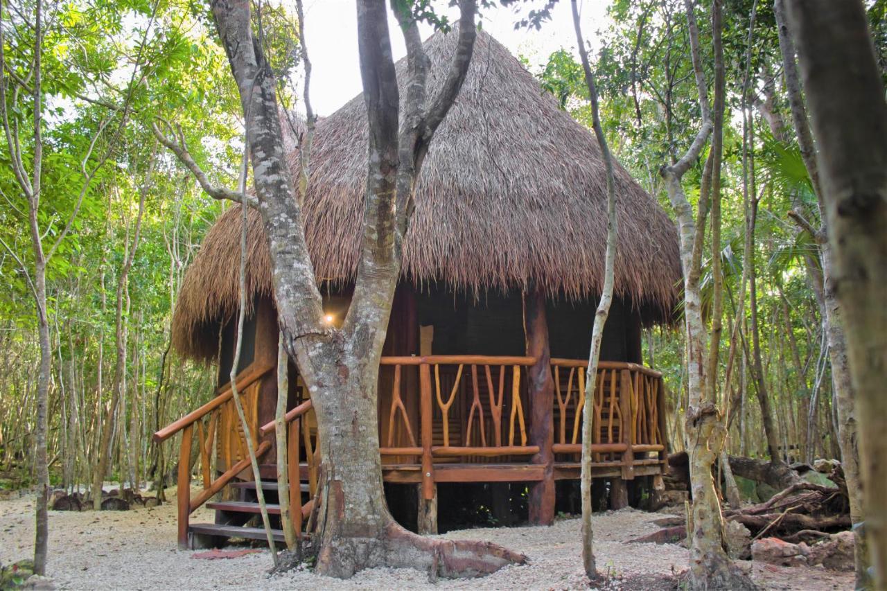 Aldea Maya-Ha Cabanas Con Cenotes Пуерто-Морелос Екстер'єр фото
