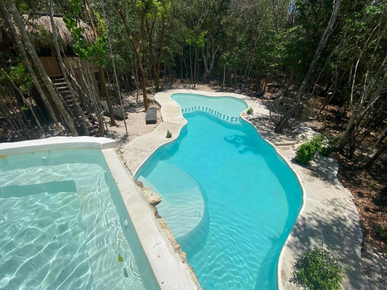 Aldea Maya-Ha Cabanas Con Cenotes Пуерто-Морелос Екстер'єр фото