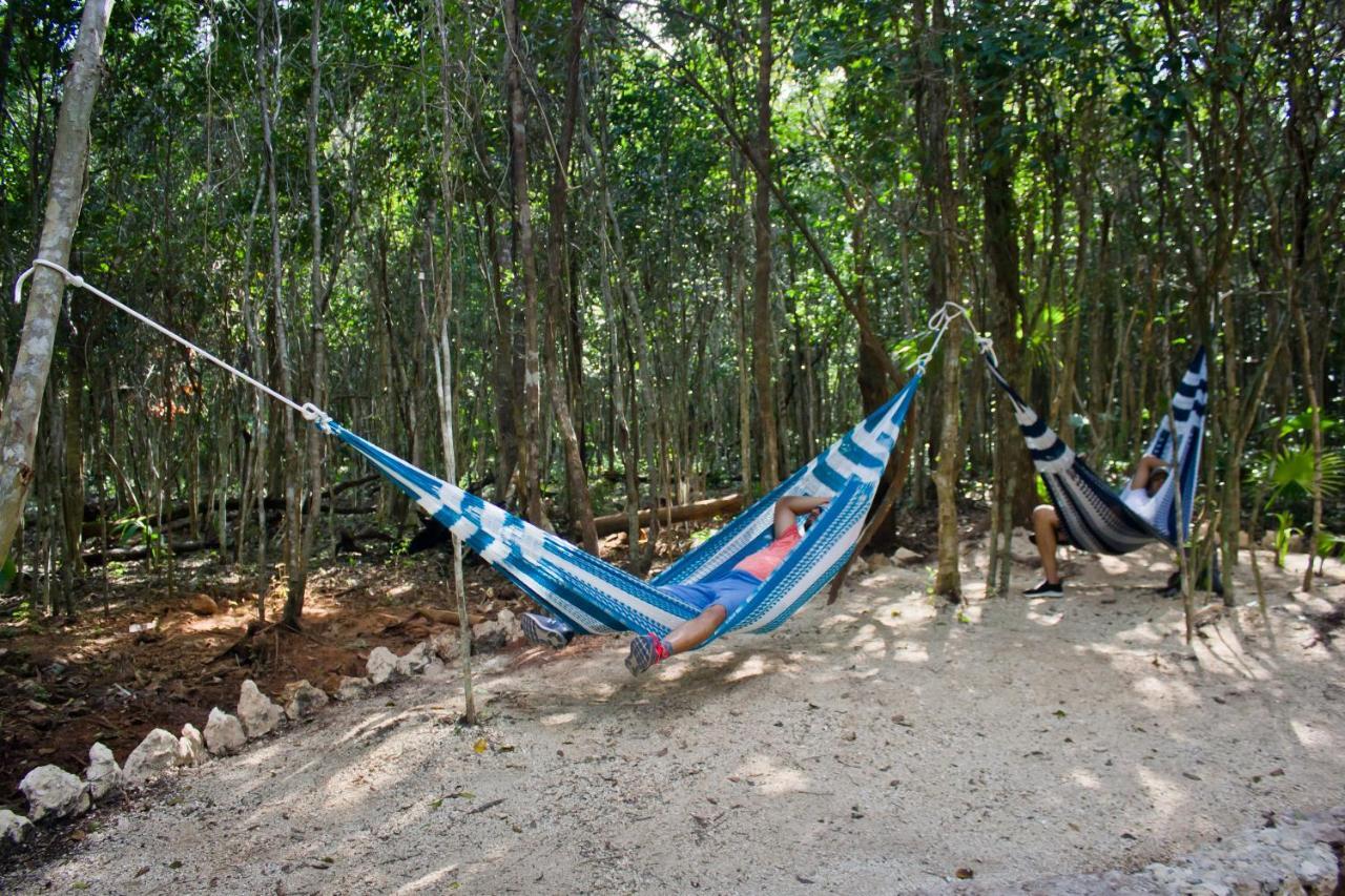 Aldea Maya-Ha Cabanas Con Cenotes Пуерто-Морелос Екстер'єр фото